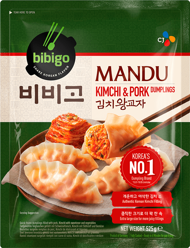 Kimchi Pork Dumplings Bibigo